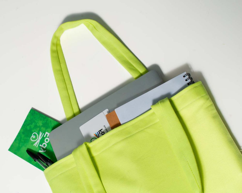 Shooper Bag Giallo Fluo - Fody Fabrics