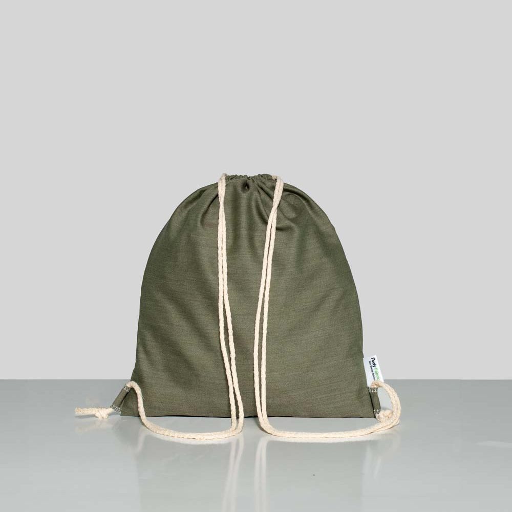 Zaino a Sacca Verde - Fody Fabrics