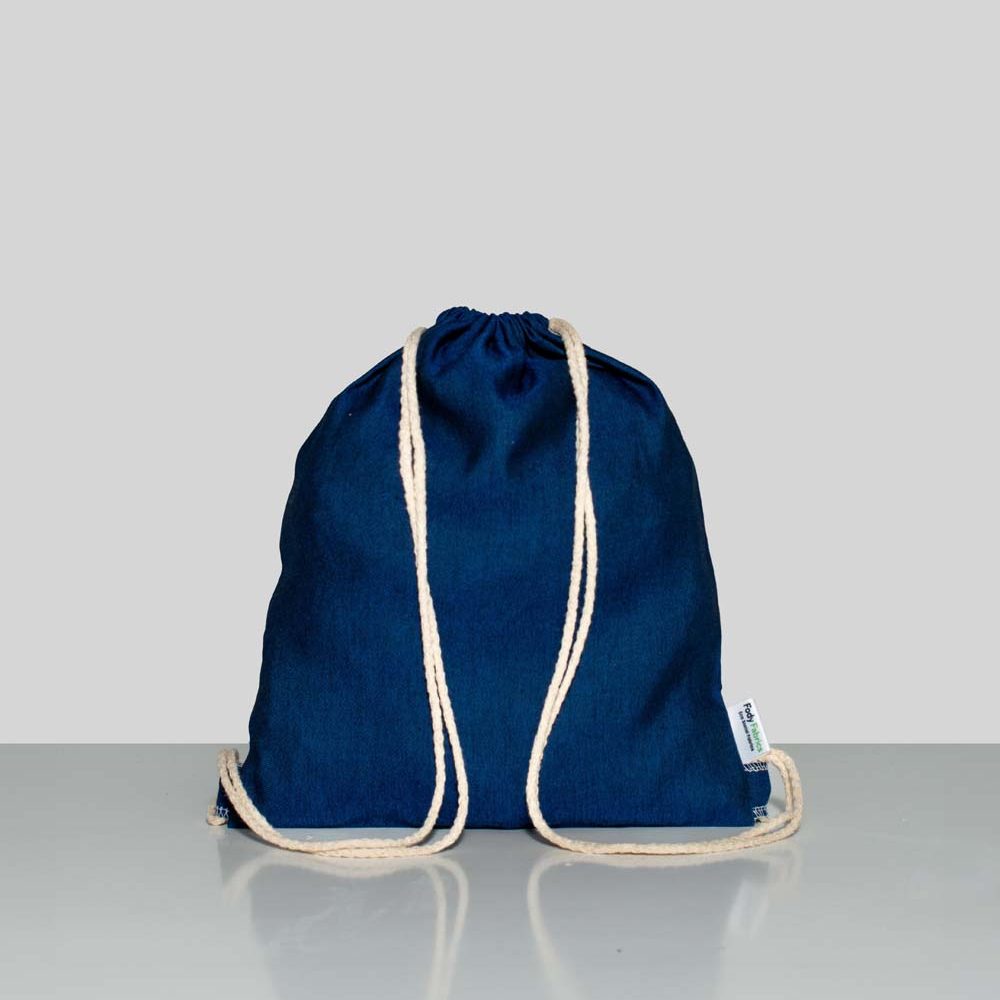 Zaino a Sacca Blu - Fody Fabrics